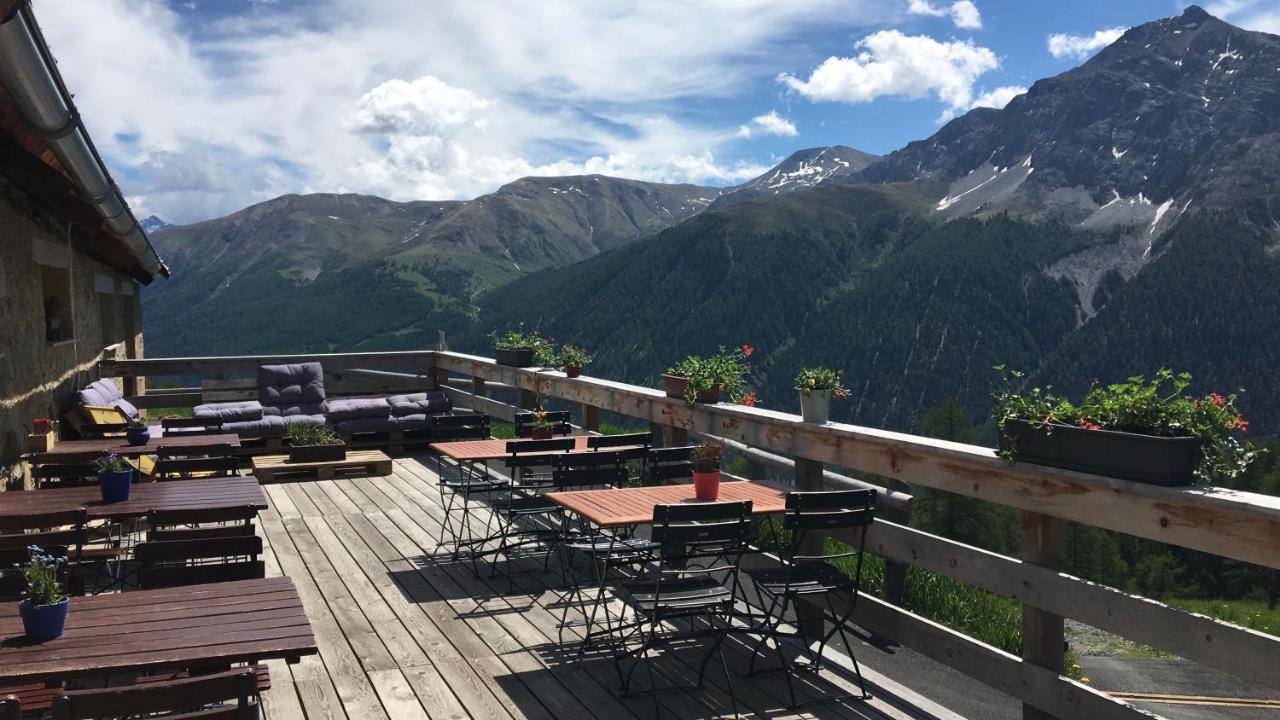 Alp Es-Cha Dadour Bed and Breakfast Madulain Exteriör bild